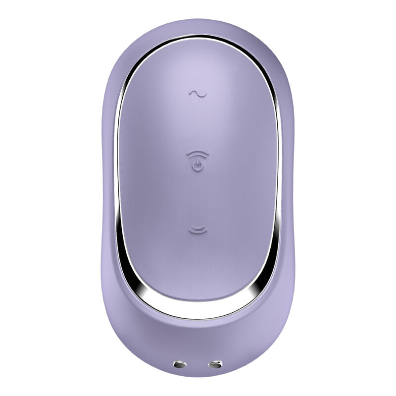 Satisfyer Pro To Go 2 Double Air Pulse Stimulator & Vibrator Violet | Niks.fi verkkokauppa