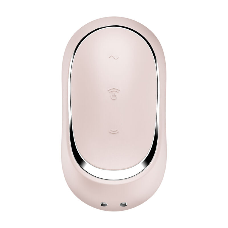 Satisfyer Pro To Go 2 Double Air Pulse Stimulator & Vibrator Beige | Niks.fi verkkokauppa