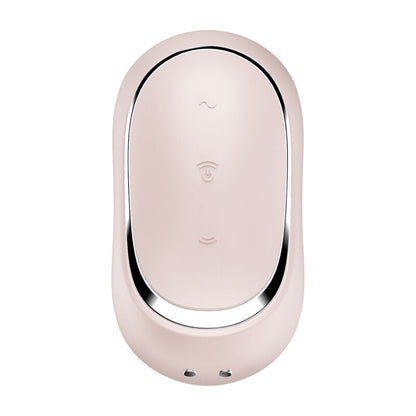 Satisfyer Pro To Go 2 Double Air Pulse Stimulator & Vibrator Beige | Niks.fi verkkokauppa