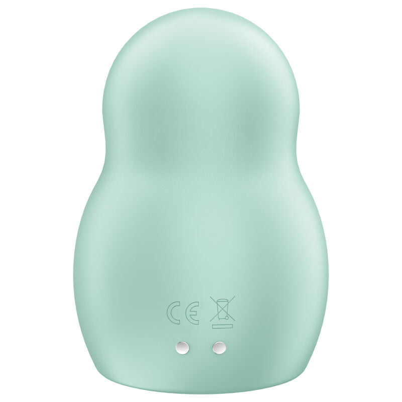 Satisfyer Pro To Go 1 Double Air Pulse Stimulator & Vibrator Green | Niks.fi verkkokauppa