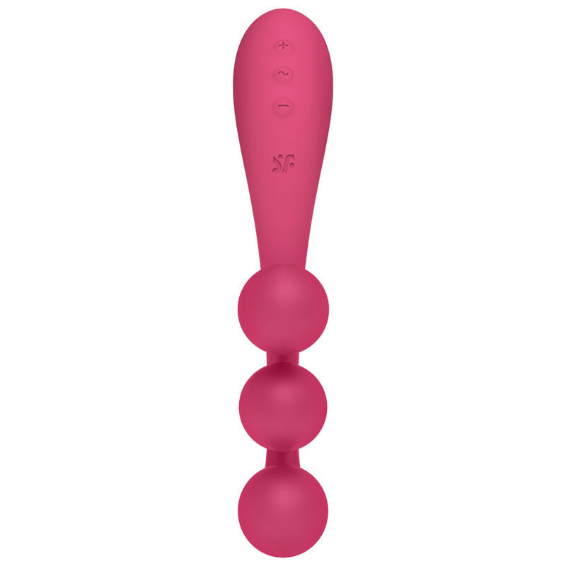 Satisfyer Tri Ball 1 Multi Vibrator Red | Niks.fi verkkokauppa