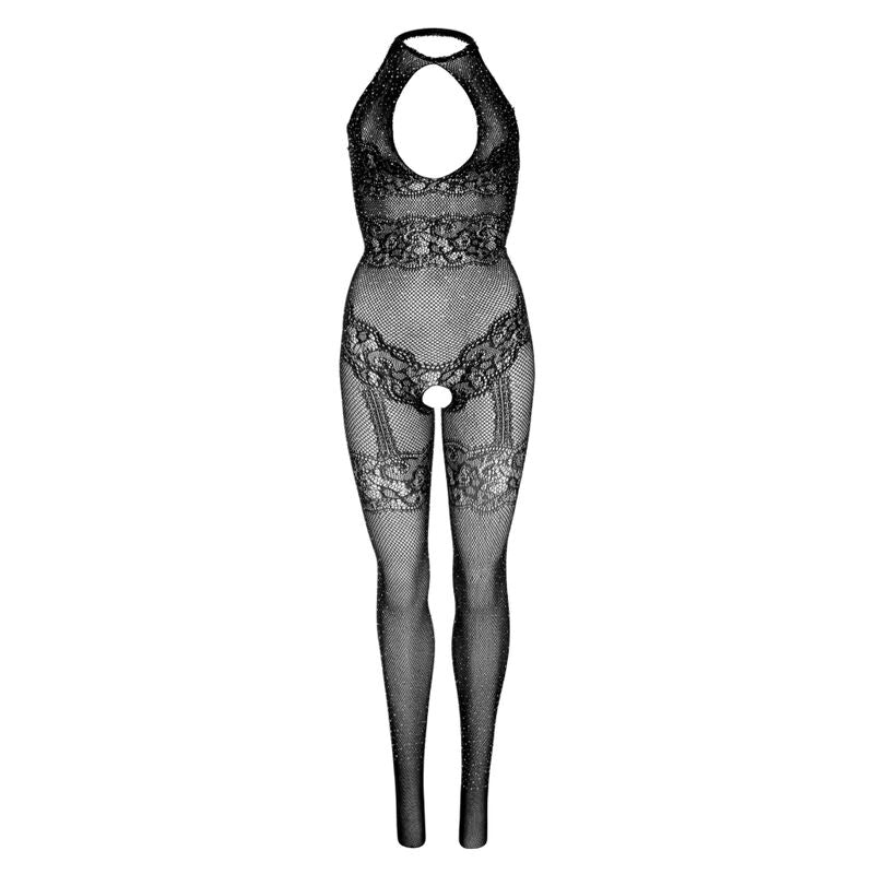 Leg Avenue Seamless Fishnet Bodystocking One Size Black | Niks.fi verkkokauppa