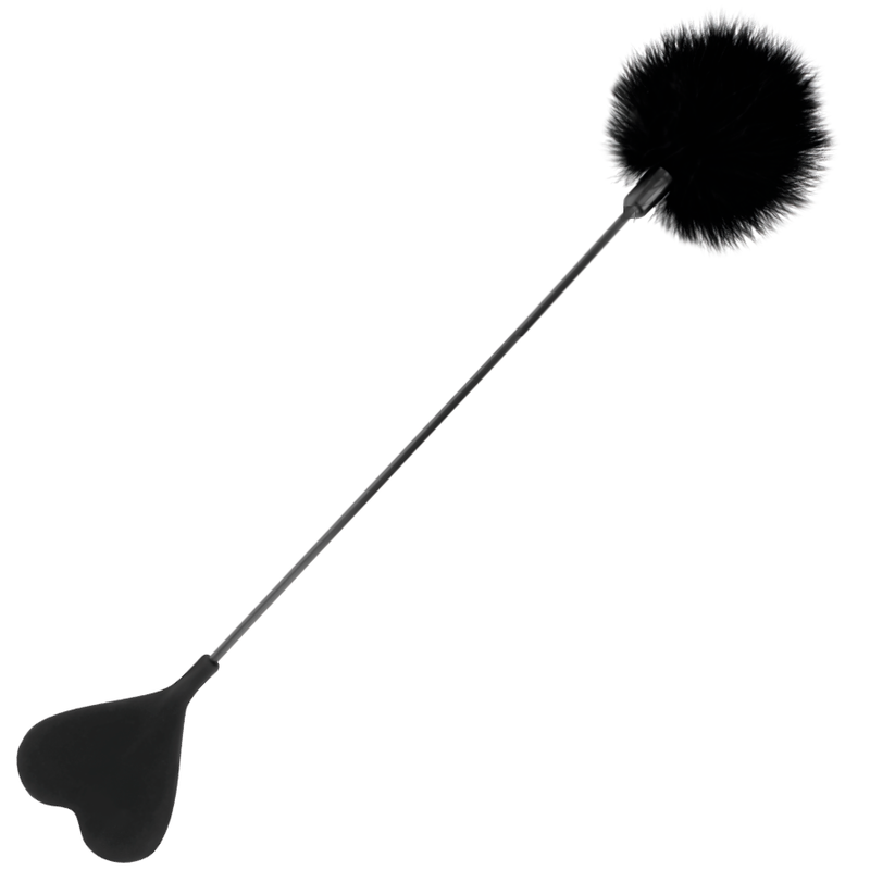 Darkness Black Love Feather Whip 40 Cm | Niks.fi verkkokauppa