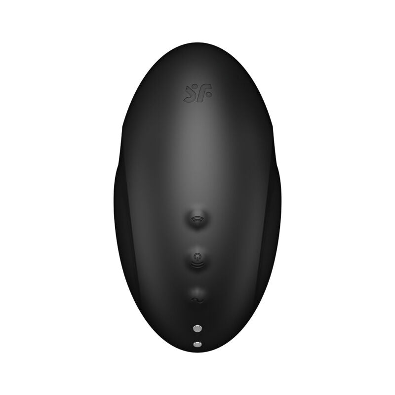 Satisfyer Vulva Lover 3 Air Pulse Stimulator & Vibrator Black | Niks.fi verkkokauppa