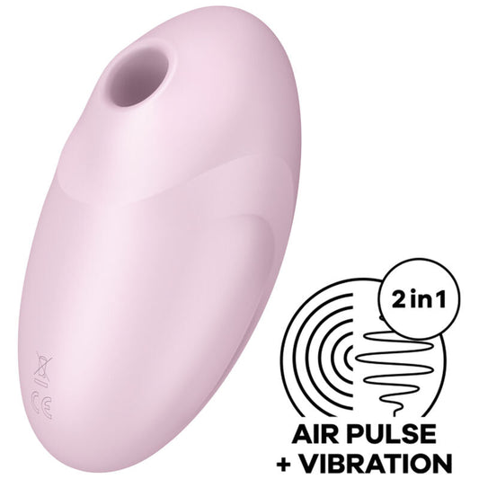 Satisfyer Vulva Lover 3 Air Pulse Stimulator & Vibrator Pink | Niks.fi verkkokauppa