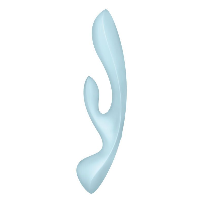 Satisfyer Triple Oh Hybrid Vibration Blue | Niks.fi verkkokauppa