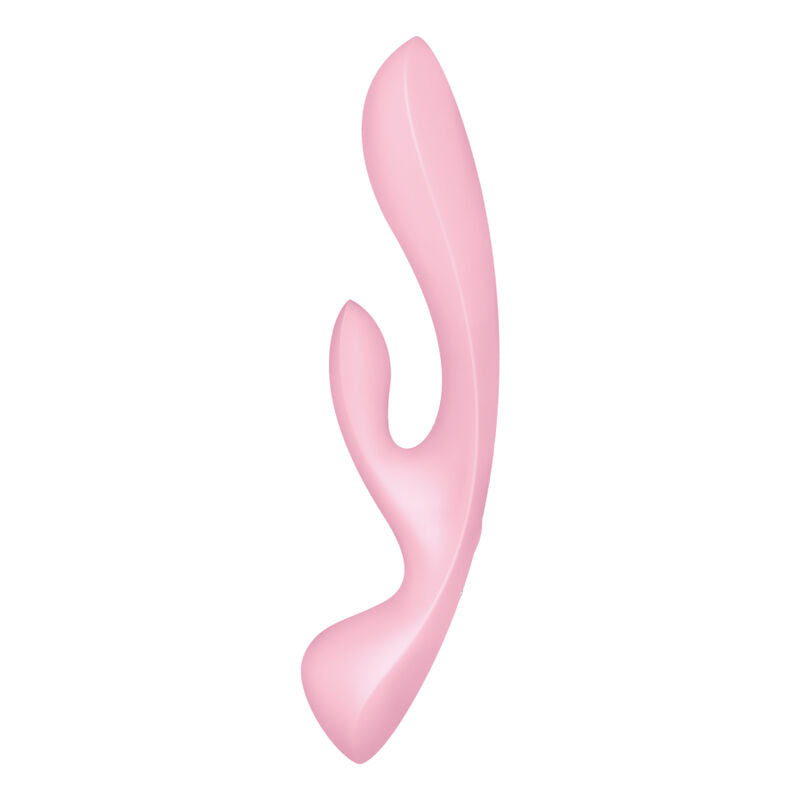 Satisfyer Triple Oh Hybrid Vibration Pink | Niks.fi verkkokauppa