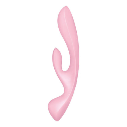 Satisfyer Triple Oh Hybrid Vibration Pink | Niks.fi verkkokauppa