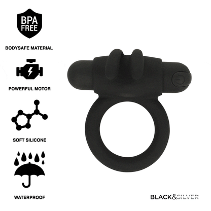 Black&Silver Agron Ring 2.O | Niks.fi verkkokauppa