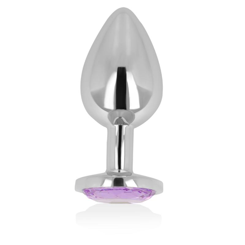 Ohmama Anal Plug With Violet Crystal 7 Cm | Niks.fi verkkokauppa