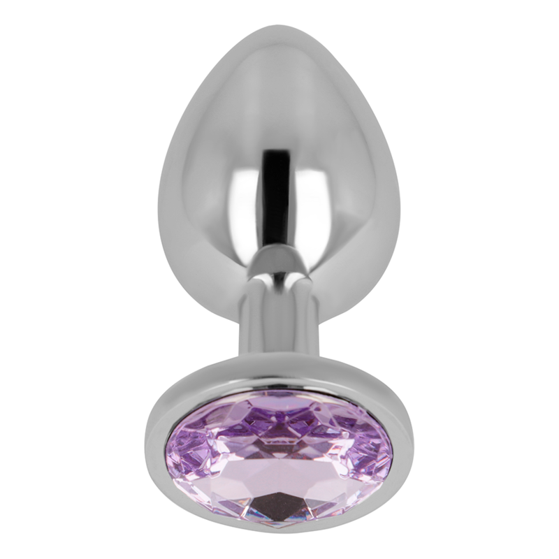 Ohmama Anal Plug With Violet Crystal 8 Cm | Niks.fi verkkokauppa