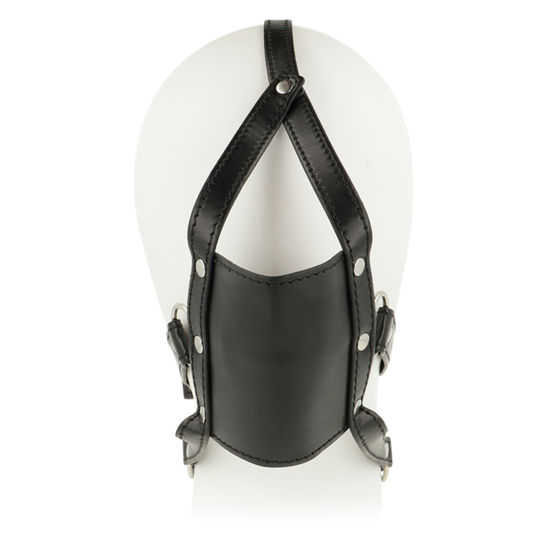 Ohmama Head Harness With Muzzle Cover Ball Gag | Niks.fi verkkokauppa