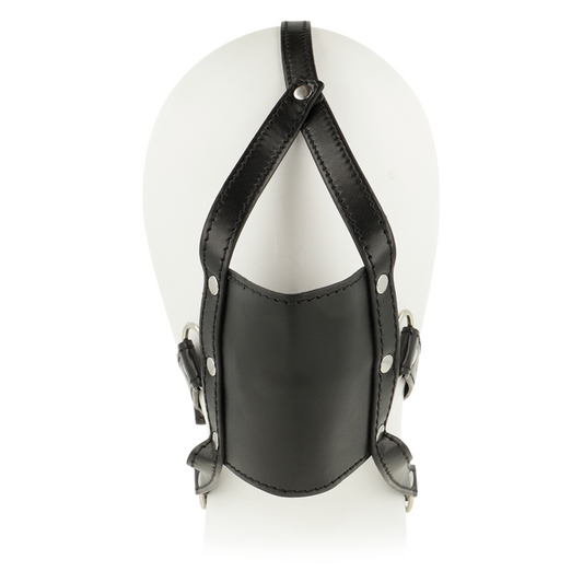 Ohmama Head Harness With Muzzle Cover Ball Gag | Niks.fi verkkokauppa
