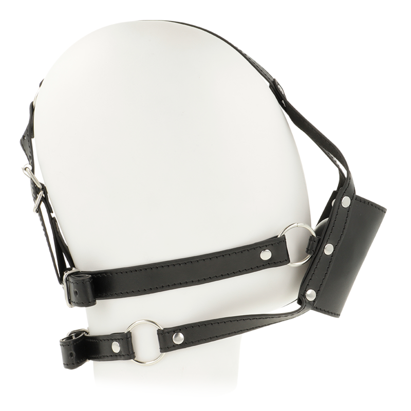 Ohmama Head Harness With Muzzle Cover Ball Gag | Niks.fi verkkokauppa