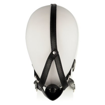 Ohmama Head Harness With Muzzle Cover Ball Gag | Niks.fi verkkokauppa