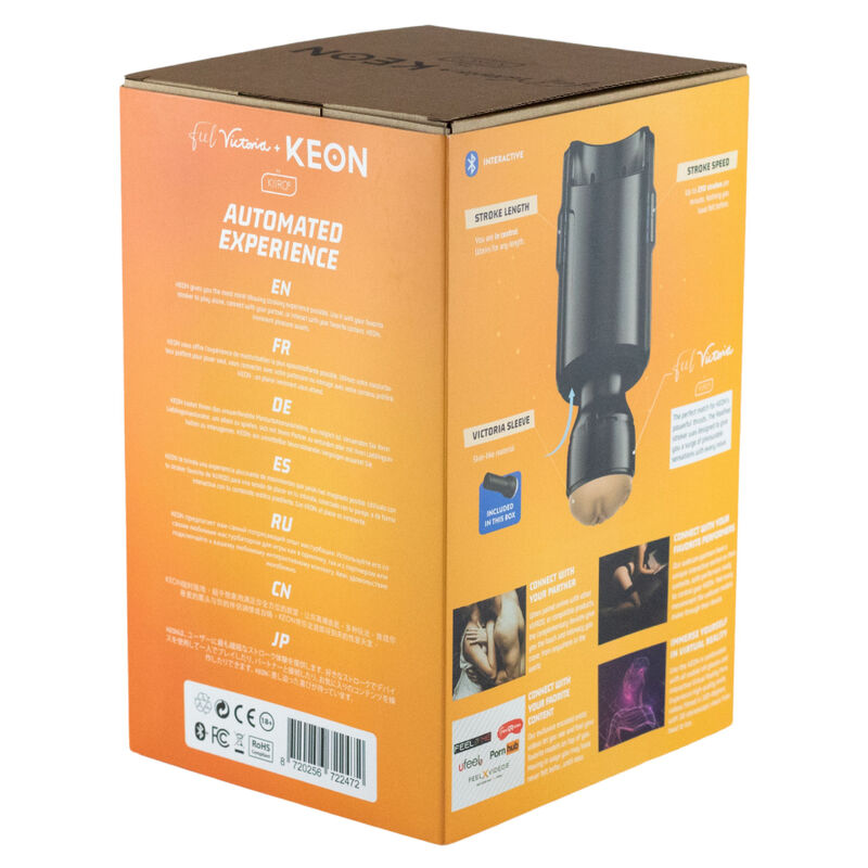Kiiroo Feel Victoria June + Keon Interactive Masturbator | Niks.fi verkkokauppa