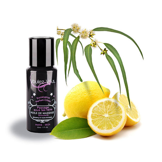 Voulez-Vous Massage Oil Stimulating Eucalyptus & Lemon 30 Ml | Niks.fi verkkokauppa