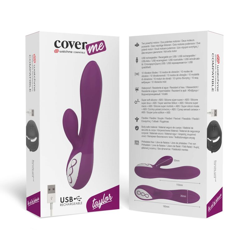 Coverme Taylor Vibrator Compatible With Watchme Wireless Technology | Niks.fi verkkokauppa