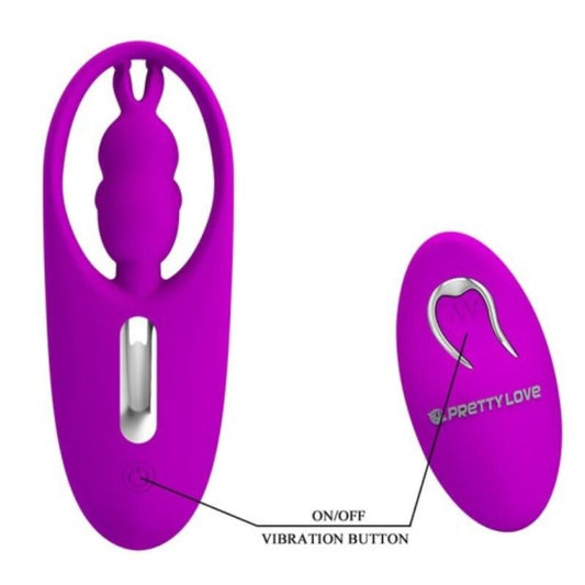 Pretty Love Wild Rabbit Stimulator For Panties With Remote Control Lilac | Niks.fi verkkokauppa