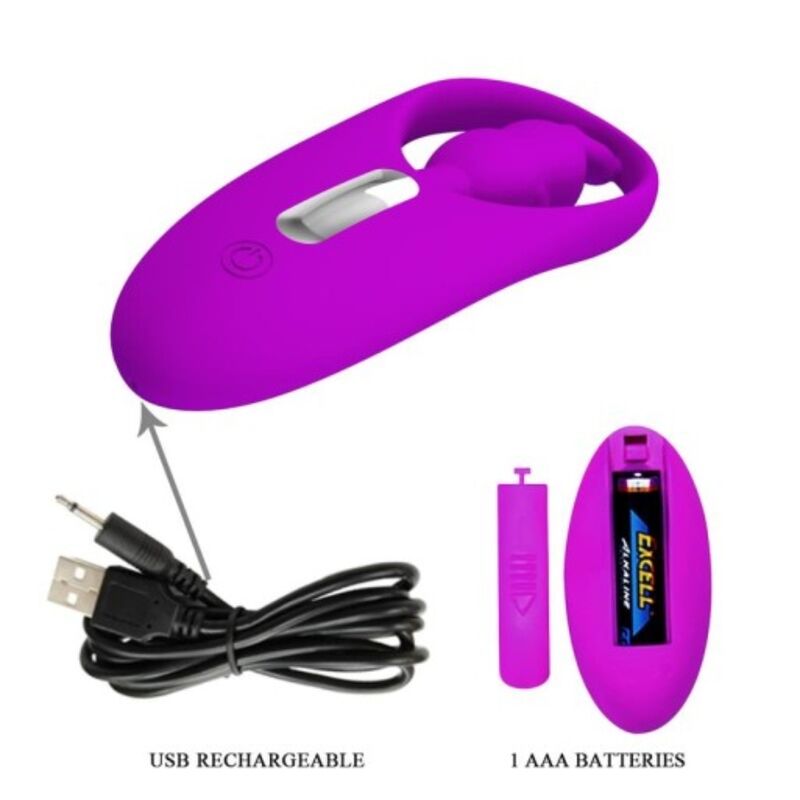 Pretty Love Wild Rabbit Stimulator For Panties With Remote Control Lilac | Niks.fi verkkokauppa
