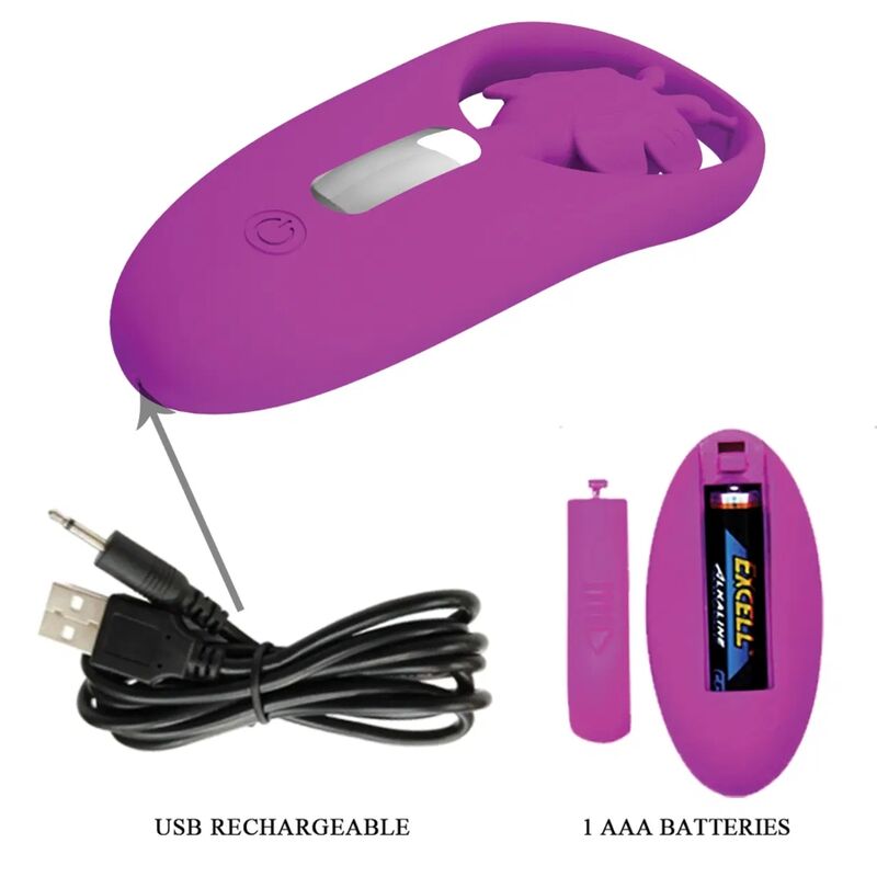 Pretty Love Dancing Butterfly Stimulator For Panties With Remote Control Lilac | Niks.fi verkkokauppa