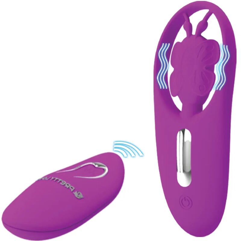 Pretty Love Dancing Butterfly Stimulator For Panties With Remote Control Lilac | Niks.fi verkkokauppa