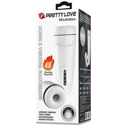 Pretty Love Marissa Male Masturbator Vibration. Heat. Voice And Suction | Niks.fi verkkokauppa