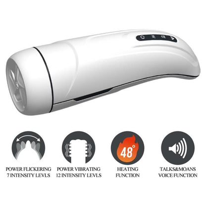 Pretty Love Marissa Male Masturbator Vibration. Heat. Voice And Suction | Niks.fi verkkokauppa
