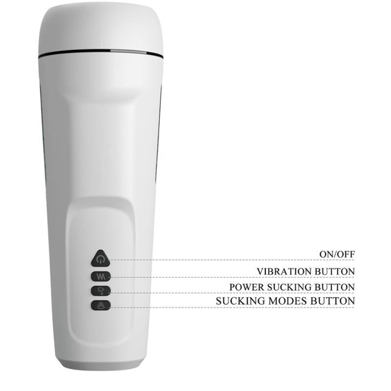 Pretty Love Sienna Male Masturbator With Vibration. Voice And Suction | Niks.fi verkkokauppa