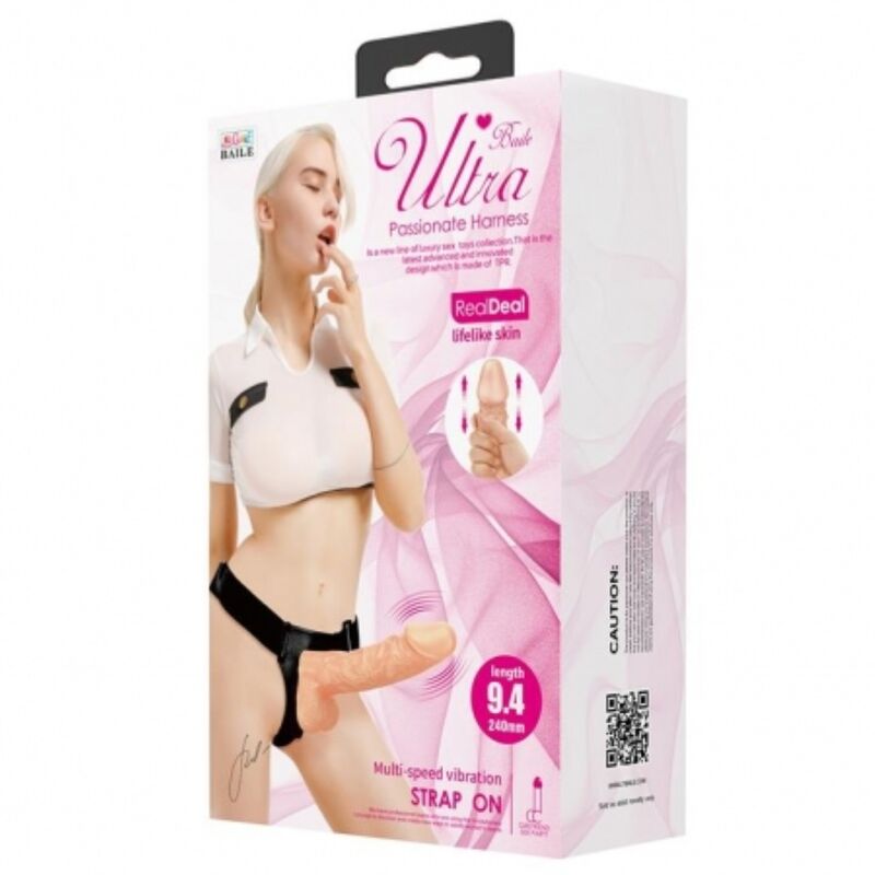 Baile Ultra Passionate Harness 24 Cm Natural | Niks.fi verkkokauppa