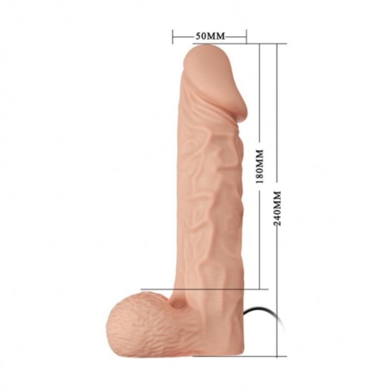 Baile Ultra Passionate Harness 24 Cm Natural | Niks.fi verkkokauppa