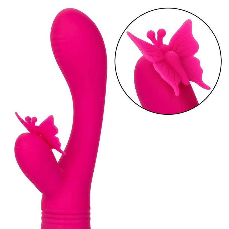 Perhonen vibraattori - Kiss Flutter Pinkki | Niks.fi verkkokauppa