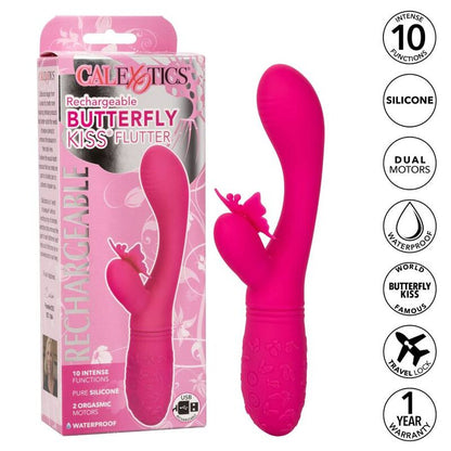 Perhonen vibraattori - Kiss Flutter Pinkki | Niks.fi verkkokauppa