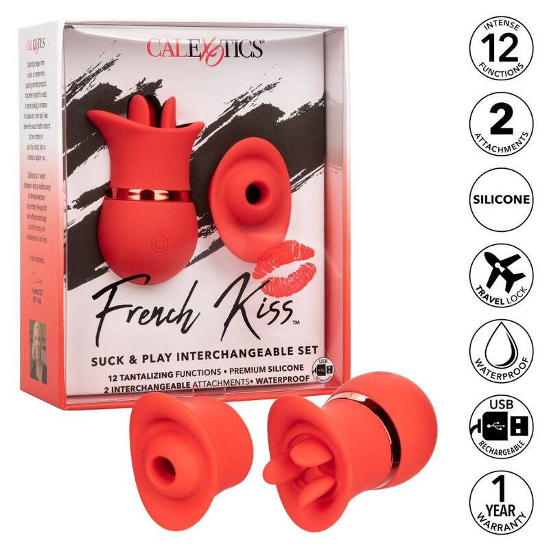 Calexotics French Kiss Suck & Play Set | Niks.fi verkkokauppa