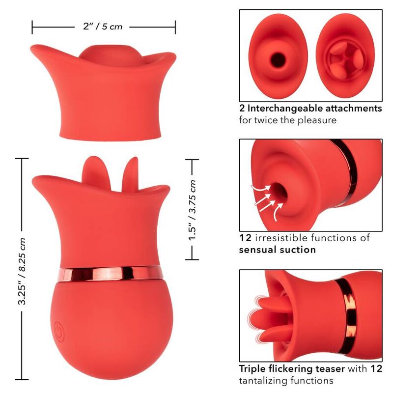 Calexotics French Kiss Suck & Play Set | Niks.fi verkkokauppa