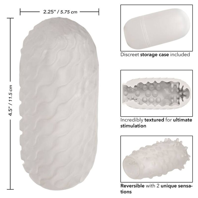 Calexotics Reversible Nubby Stroker | Niks.fi verkkokauppa