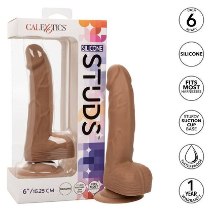 Calexotics Silicone Studs 15.24 Cm Brown | Niks.fi verkkokauppa