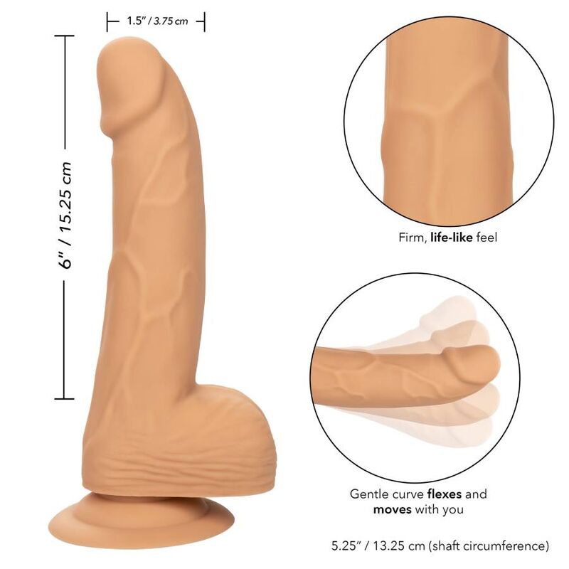 Calexotics Silicone Studs 15.24 Cm Skin | Niks.fi verkkokauppa