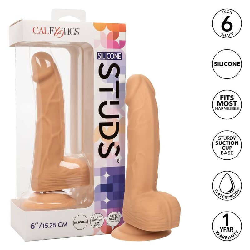Calexotics Silicone Studs 15.24 Cm Skin | Niks.fi verkkokauppa
