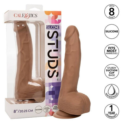 Calexotics Silicone Studs 20.32 Cm Brown | Niks.fi verkkokauppa