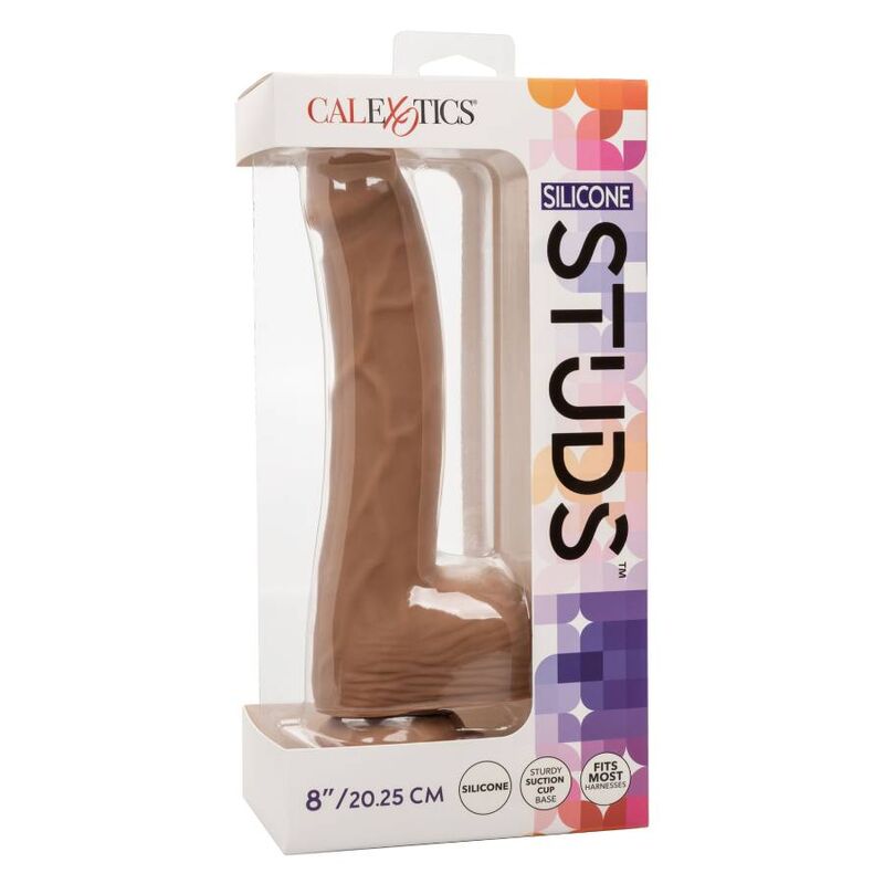 Calexotics Silicone Studs 20.32 Cm Brown | Niks.fi verkkokauppa