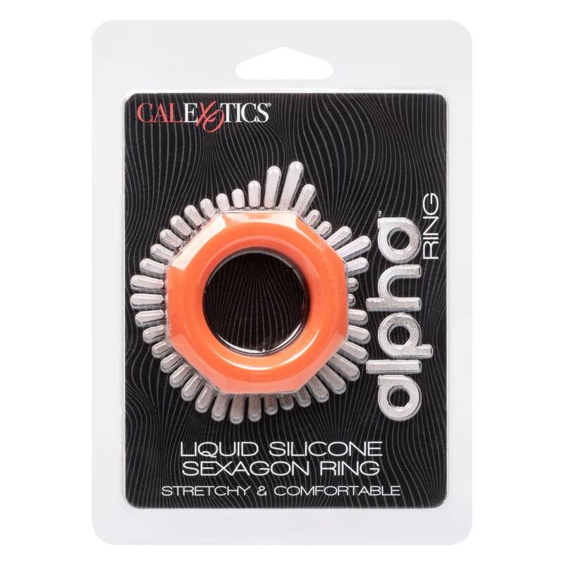 Calexotics Alpha Sexagon Ring Orange | Niks.fi verkkokauppa