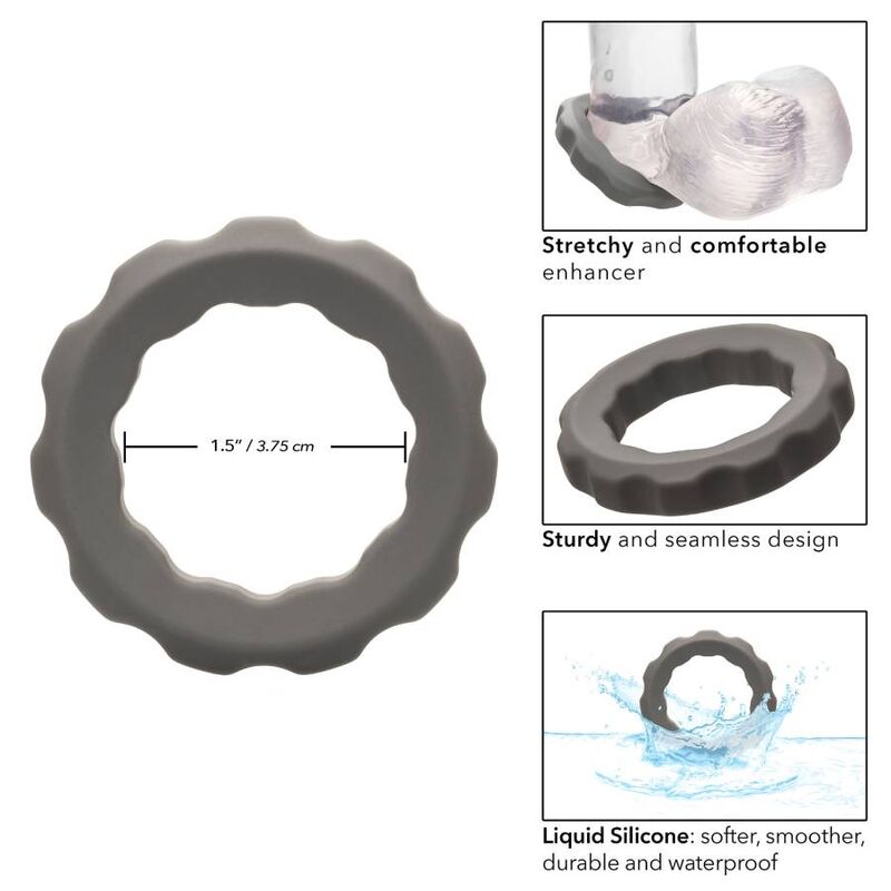 Calexotics Alpha Erect Ring Grey | Niks.fi verkkokauppa