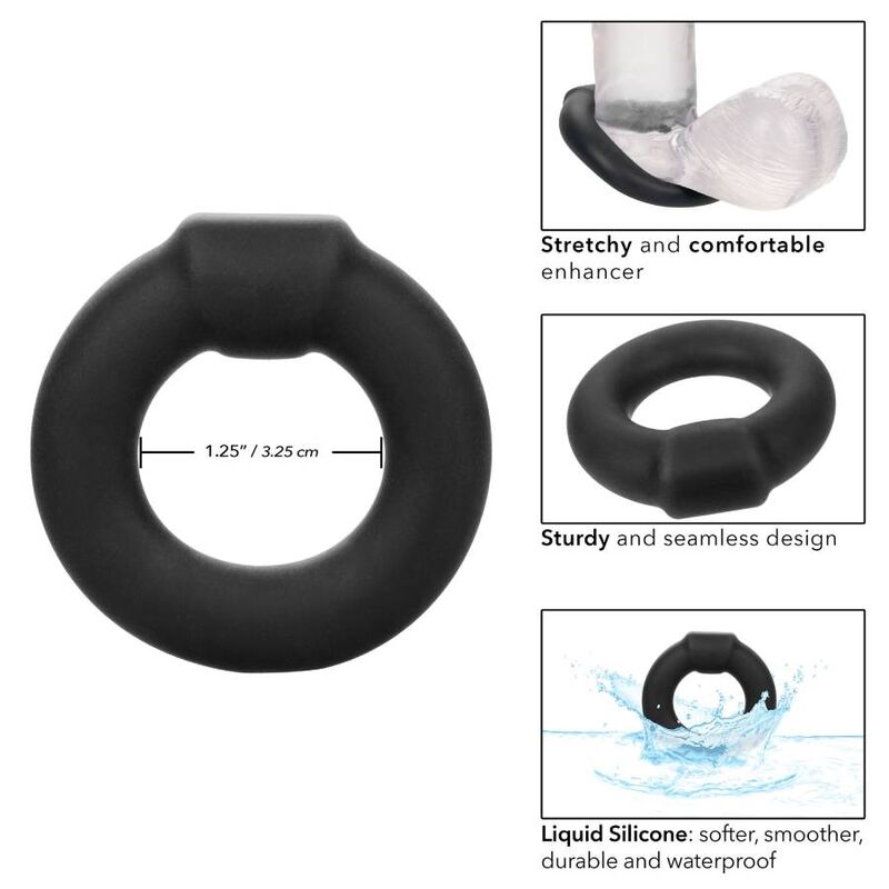 Calexotics Alpha Optimum Ring Black | Niks.fi verkkokauppa
