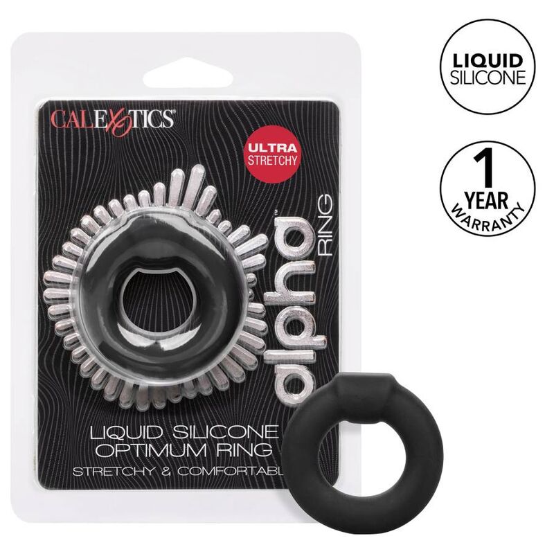 Calexotics Alpha Optimum Ring Black | Niks.fi verkkokauppa