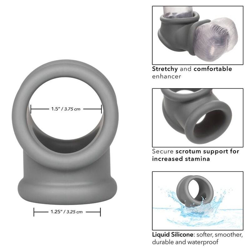Calexotics Alpha Precision Ring Grey | Niks.fi verkkokauppa