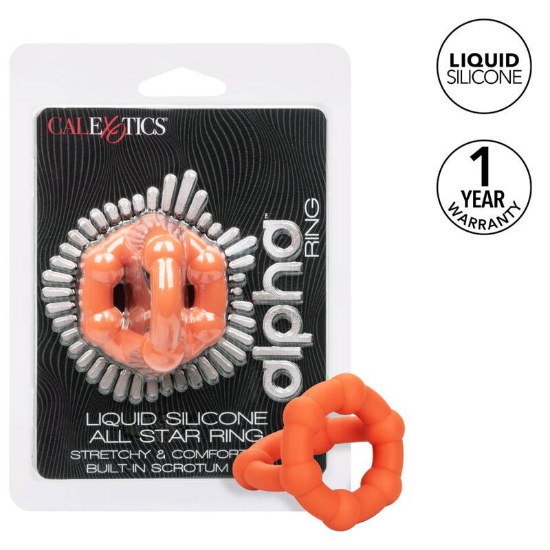 Calexotics Alpha All Star Ring Orange | Niks.fi verkkokauppa