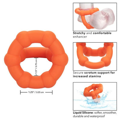 Calexotics Alpha All Star Ring Orange | Niks.fi verkkokauppa