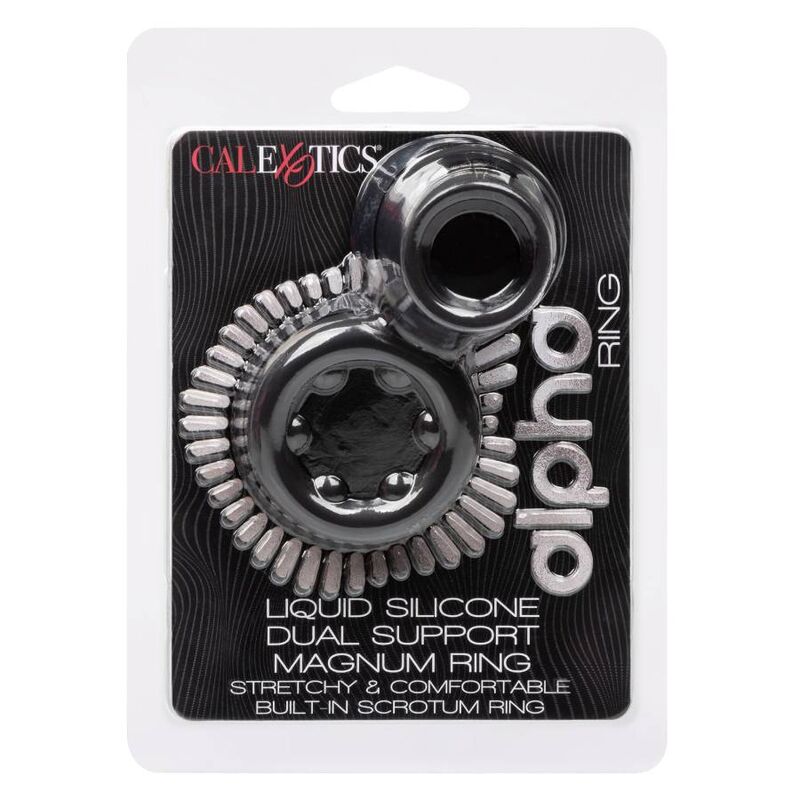 Calexotics Alpha Dual Magnum Ring Black | Niks.fi verkkokauppa