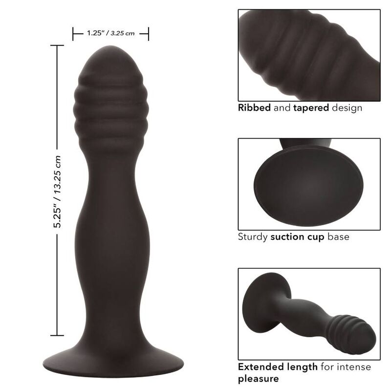 Calexotics Ribbed Anal Stud | Niks.fi verkkokauppa